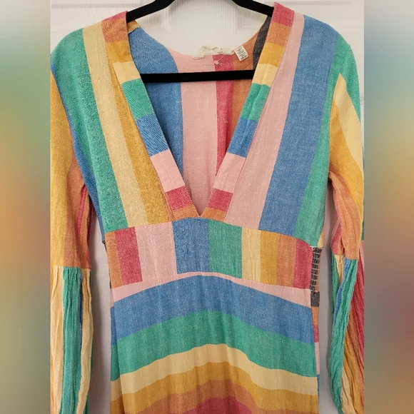 BILLABONG Sincerely Jules Mix It Up Maxi Boho Dress Size Small - Picture 3 of 6